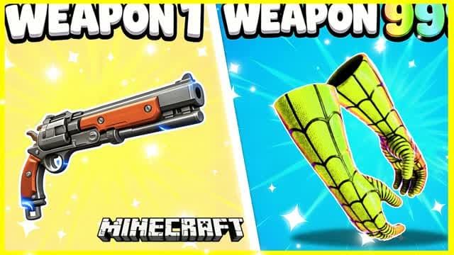 GUN GAME MC EPIC SPIDERS CITY ๐ โ Fortnite Creative map