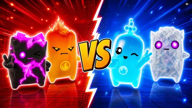 RED VS BLUE SUPER CHILL 🔵🔴 — Fortnite Creative map