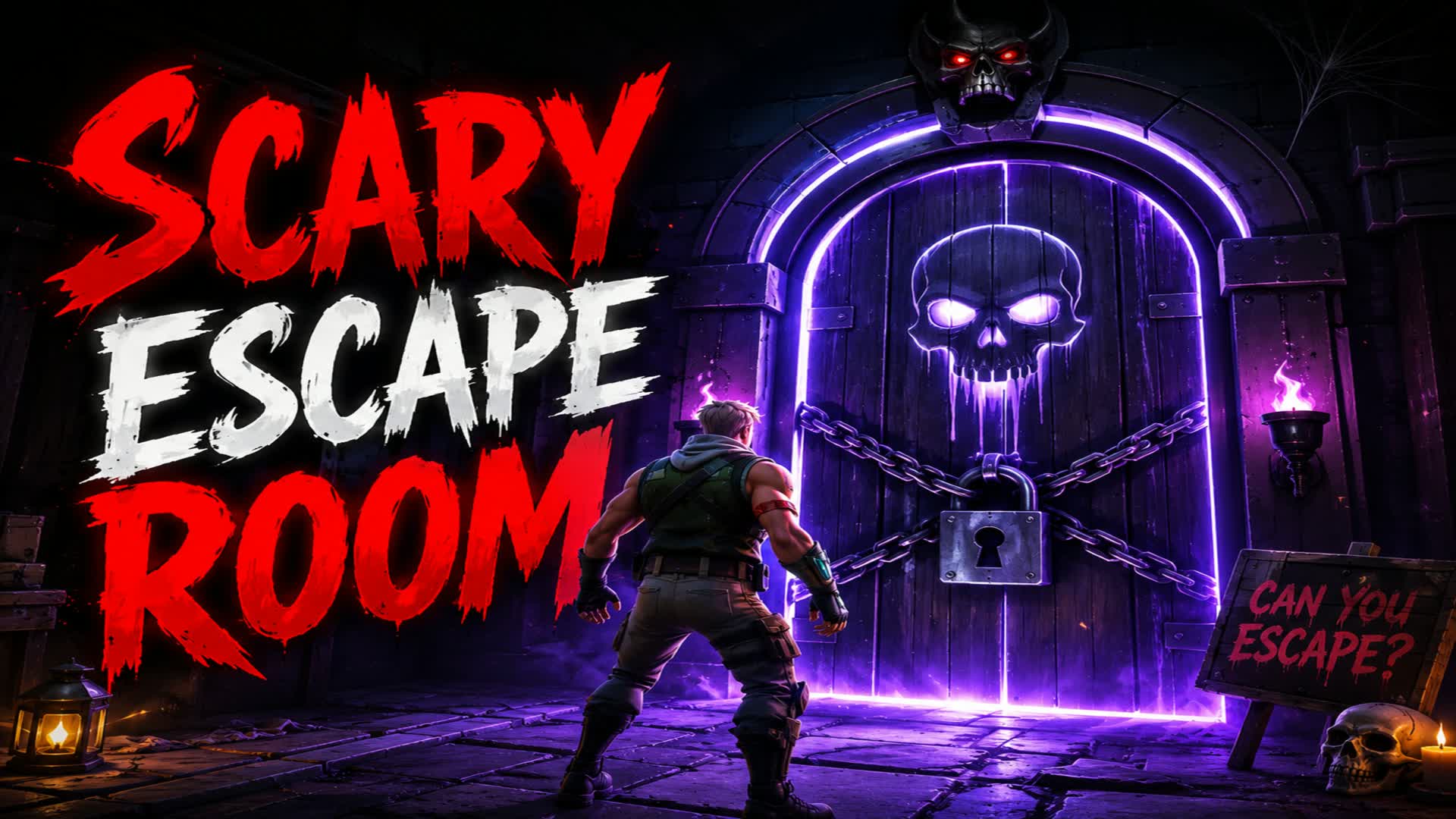 SCARY ESCAPE ROOM +49 โ Fortnite Creative map