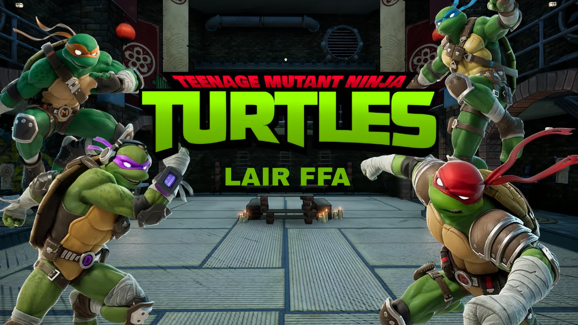 TMNT LAIR FFA β Fortnite Creative map