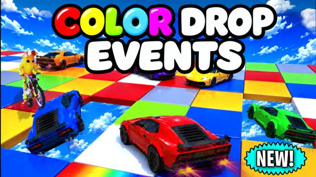 COLOR DROP EVENTS — Fortnite Creative map