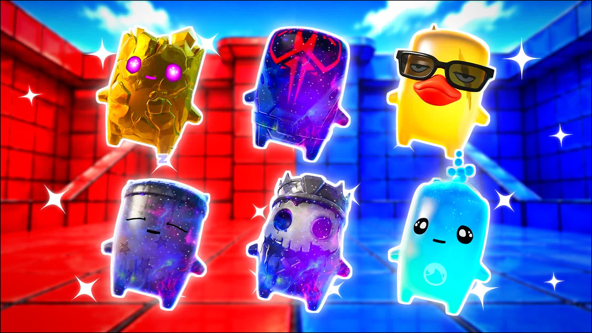 BLUE VS RED METEOR GATE π΅π΄ β Fortnite Creative map