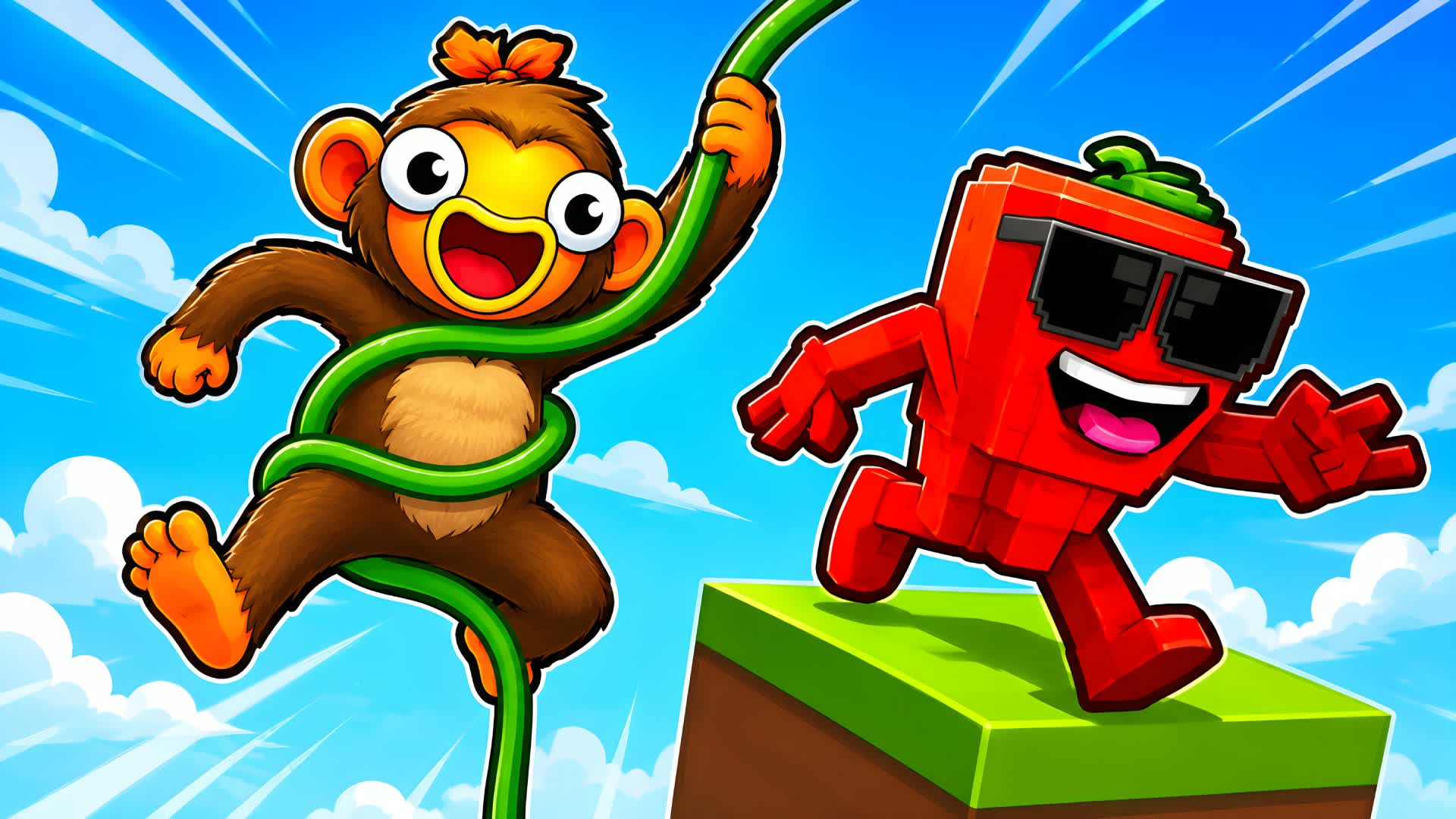 BE MONKEY FOR BRAINROTS — Fortnite Creative map