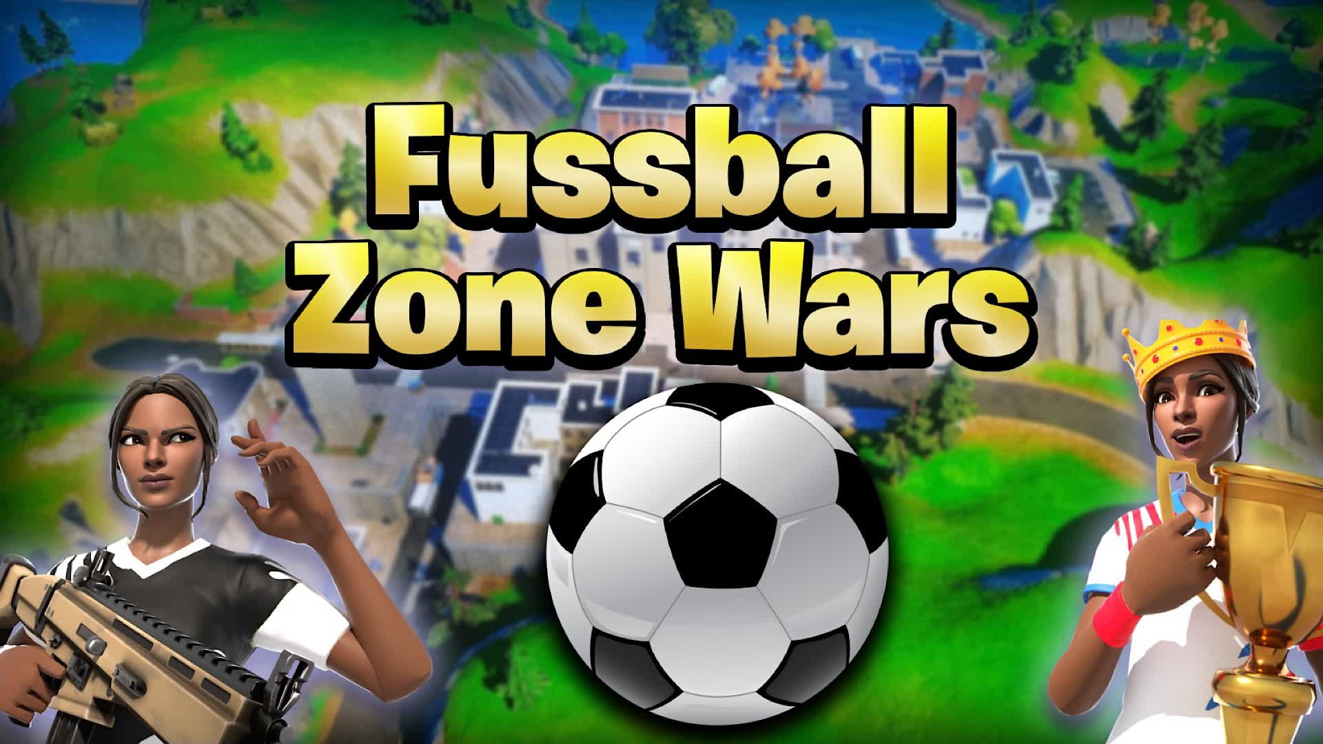 Fussball Zone Wars — Fortnite Creative map