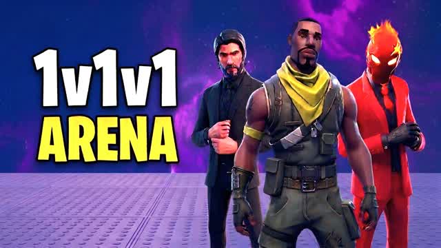 ARENA 1V1V1 GUN FIGHTING — Fortnite Creative map