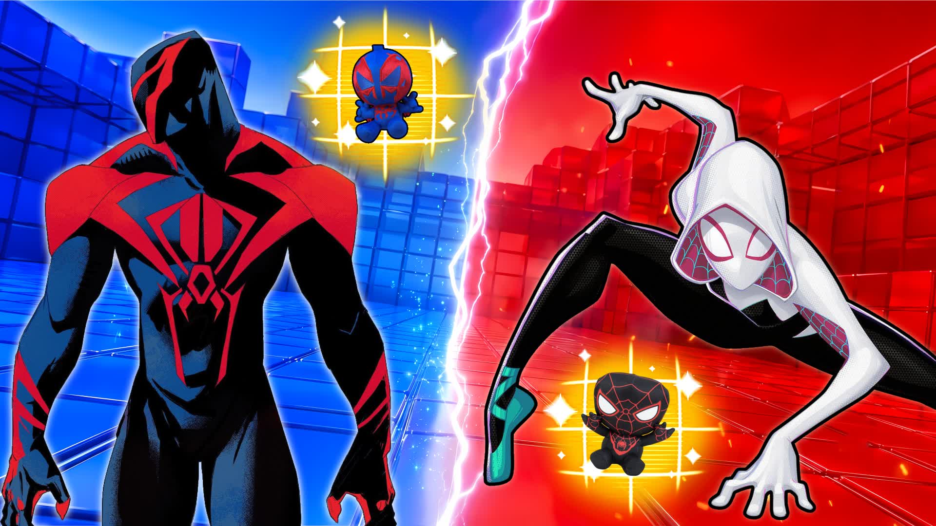 RVB π΄π΅RED VS BLUE SPIDERVERSE β Fortnite Creative map