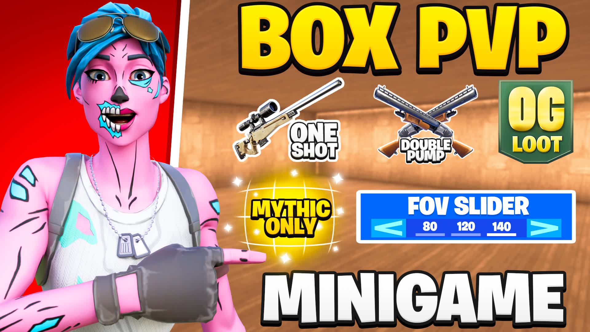 BOX PVP MINIGAME π¦π¦Έ β Fortnite Creative map