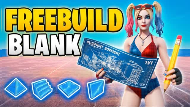 FREE BUILD 1V1V1 CARNEIRIM — Fortnite Creative map