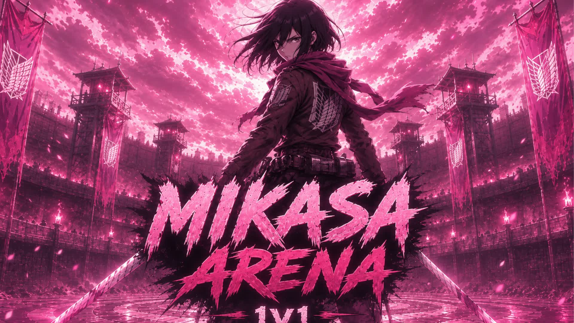 2 . Mikasa Arena 1v1 — Fortnite Creative map