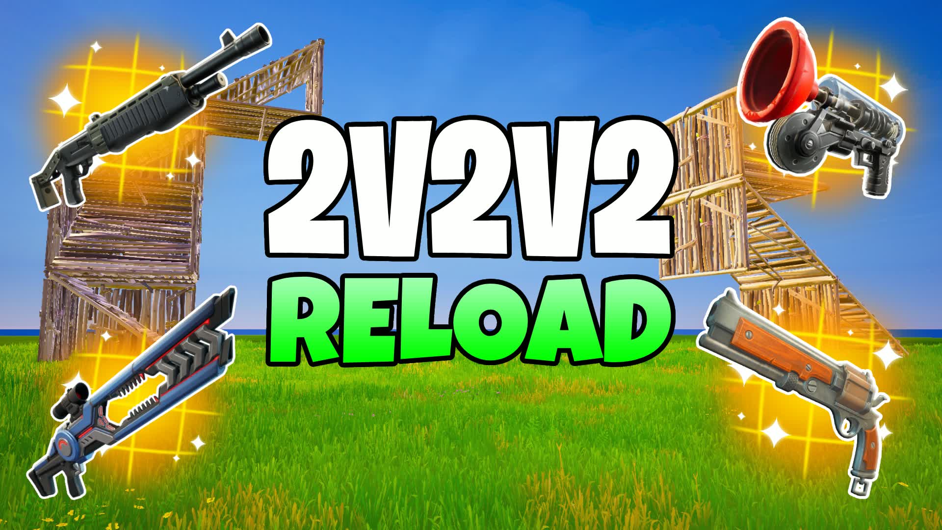 2v2 2v2v2 RELOAD — Fortnite Creative map