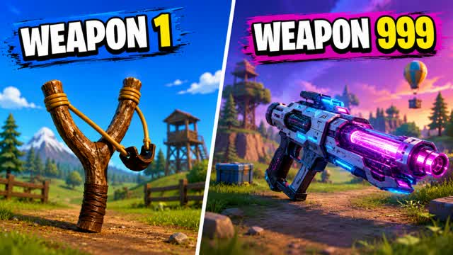 one shot gun game FFA summer — Fortnite Creative map