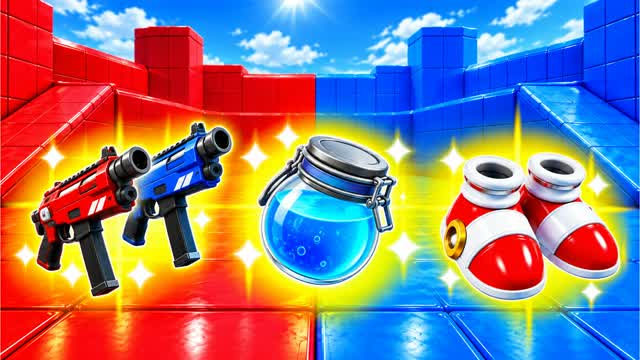 ๐ด๐ต CLASSIC RED VS BLUE โ Fortnite Creative map