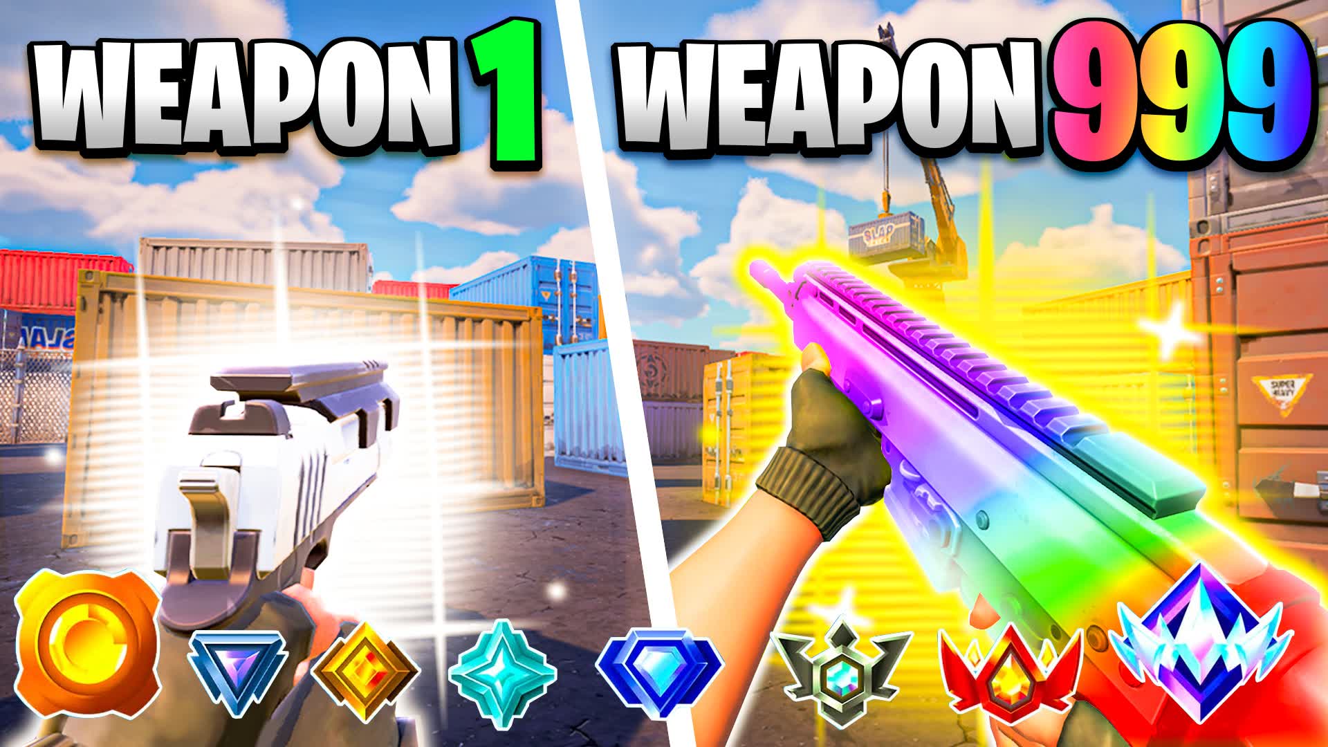 GUN GAME: FIRST PERSON 🎯 — Fortnite Creative map