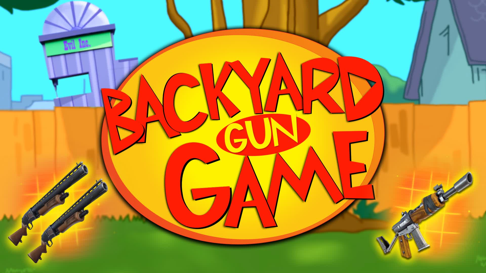 BACKYARD GUN GAME🔫 ONE SHOT 🎯 — Fortnite Creative map