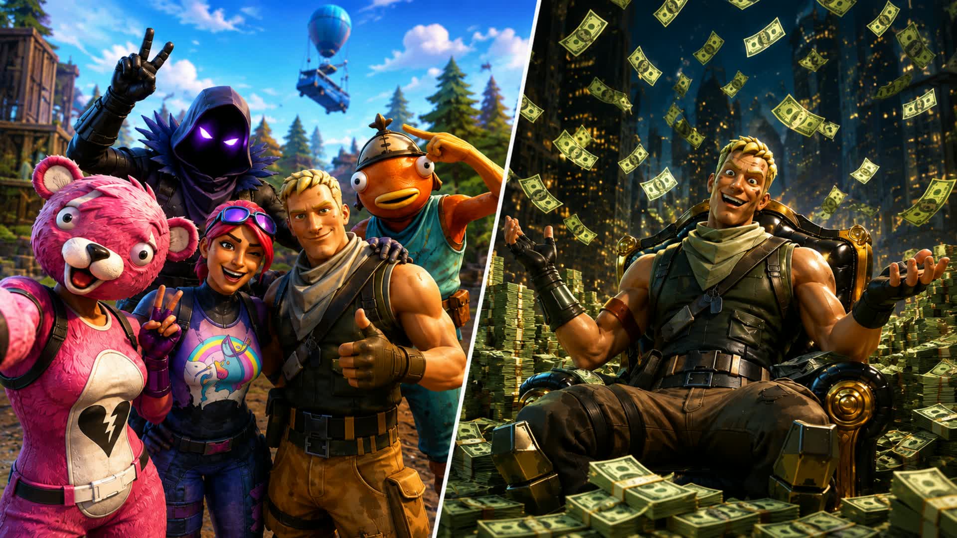Los juegos de la amistad — Fortnite Creative map