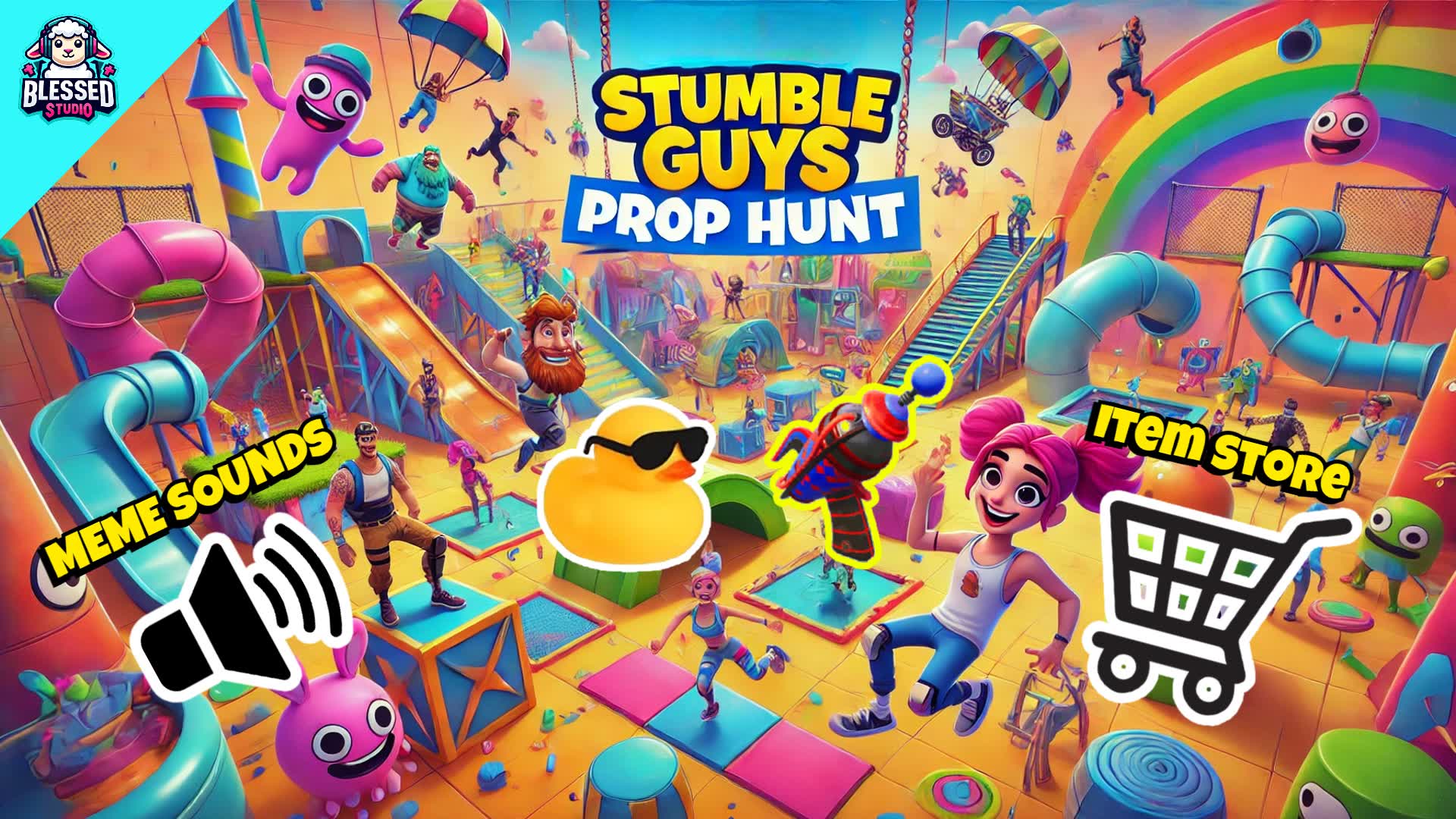 Stumble Guys Prop Hunt ๐ฎ โ Fortnite Creative map