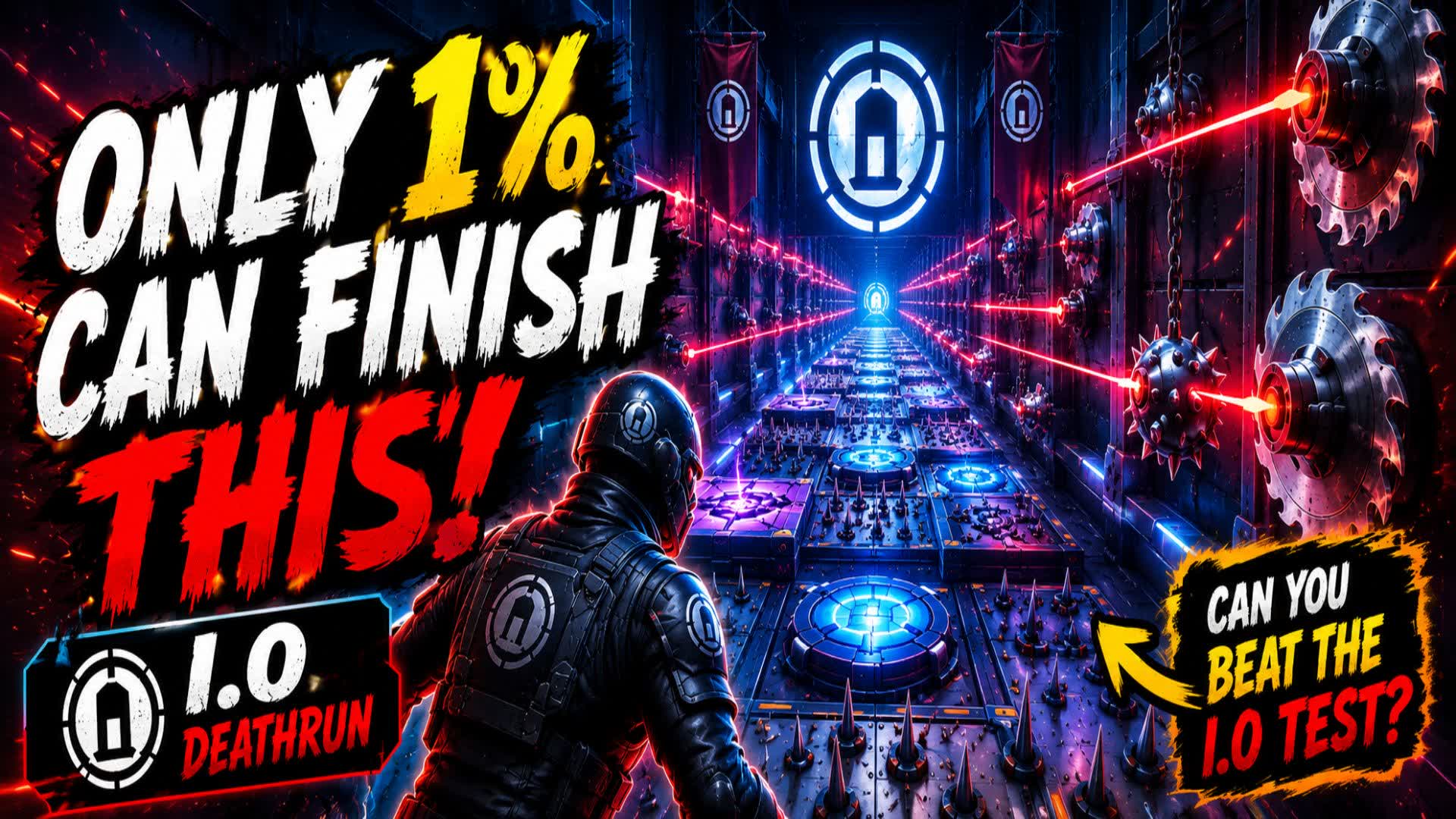 I.O Deathrun 130 levels Easy — Fortnite Creative map