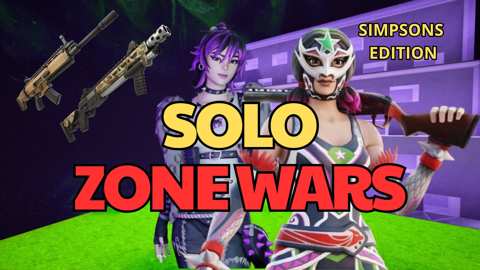 ZONE WARS SOLO SIMPSONS β Fortnite Creative map