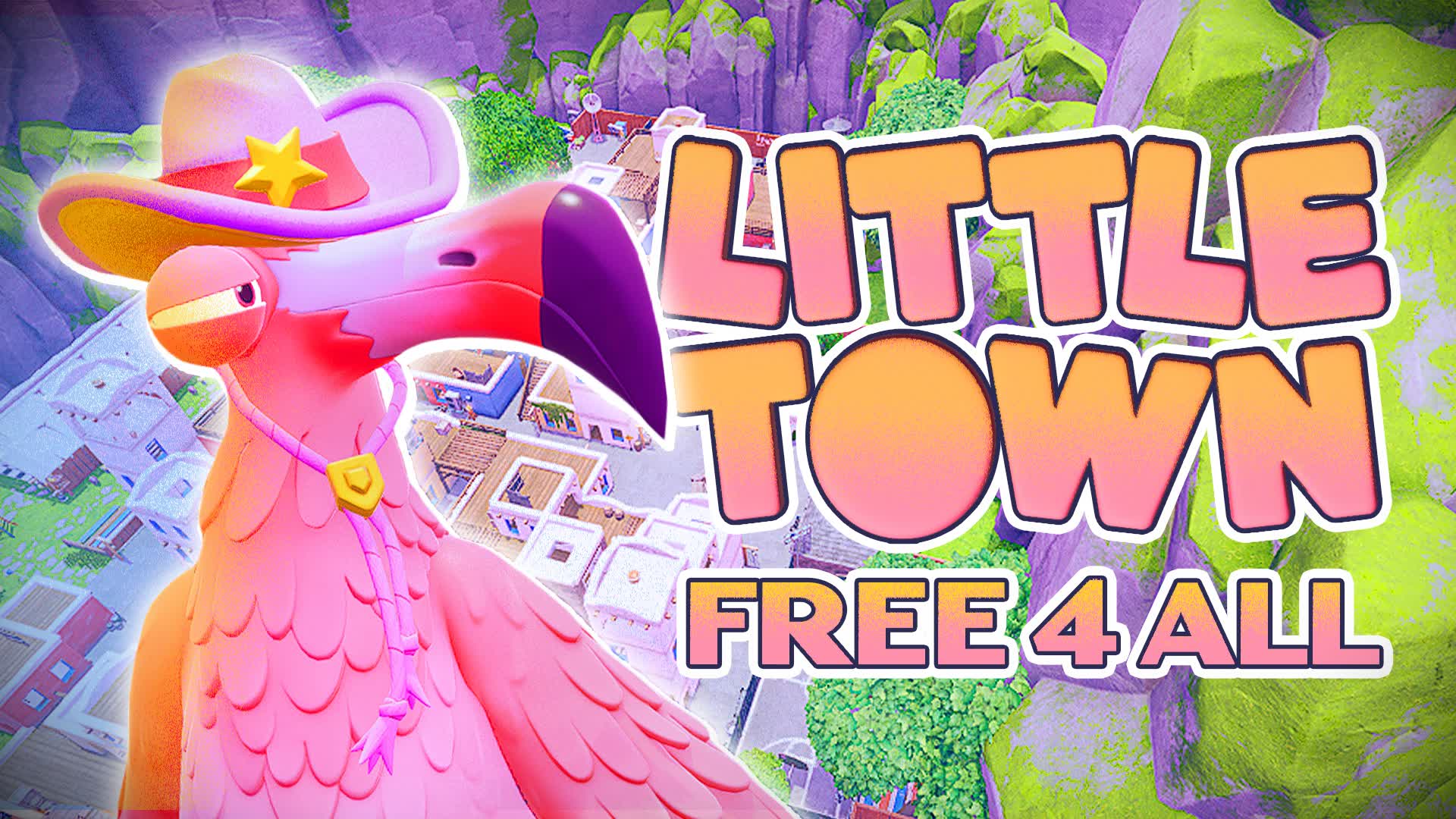 LITTLE TOWN | Free for all — Fortnite Creative map