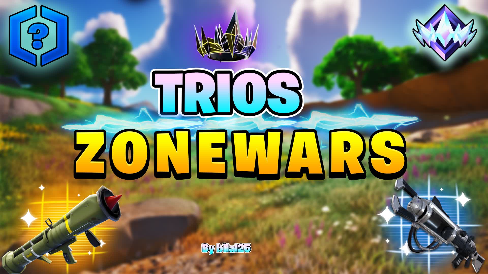 Trios Zone Wars β Fortnite Creative map