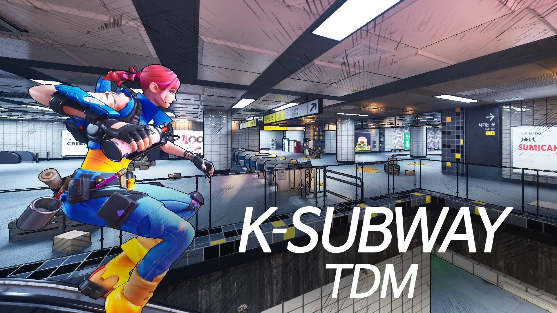 K-Subway TDM — Fortnite Creative map