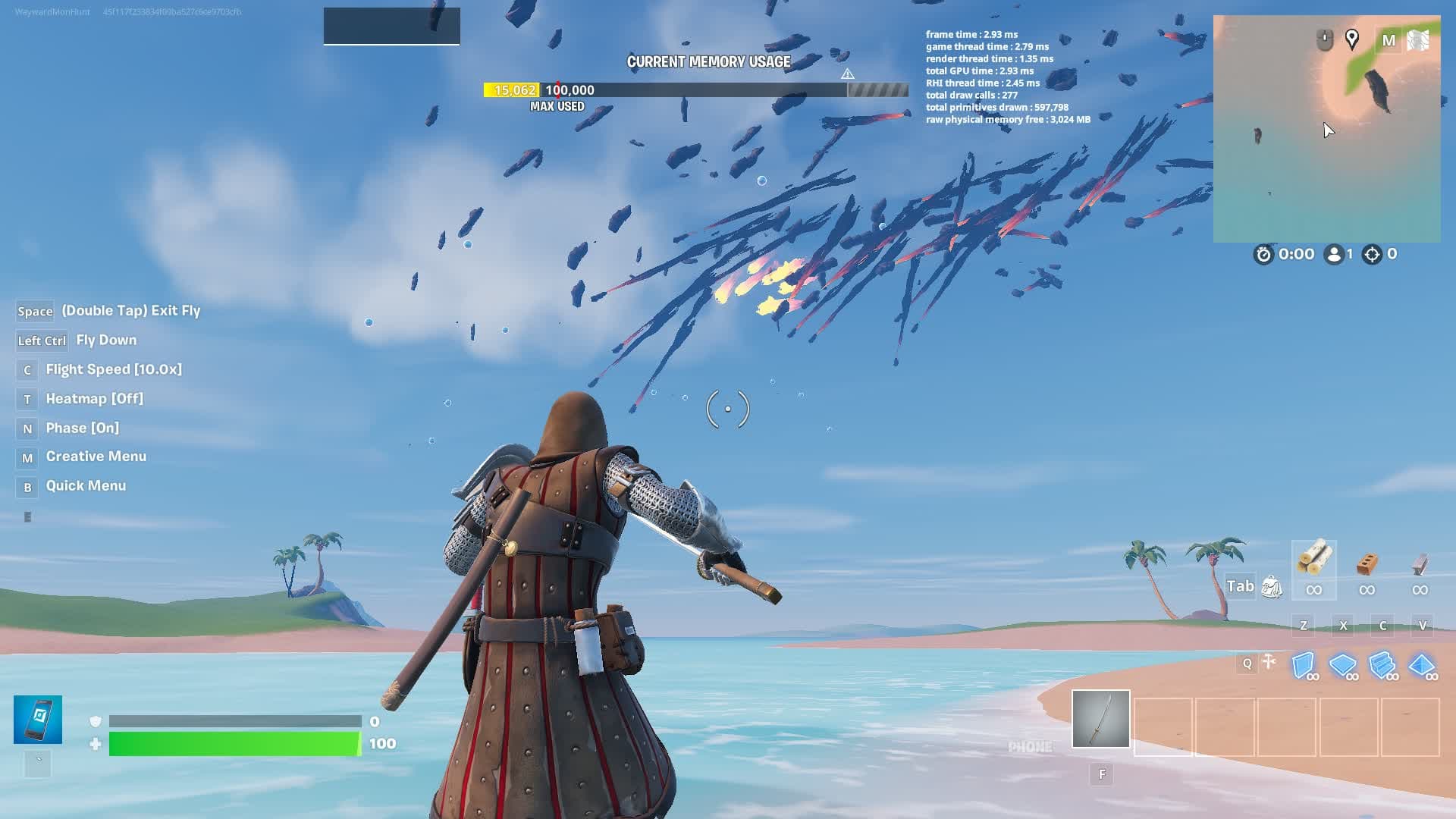 stranded island — Fortnite Creative map