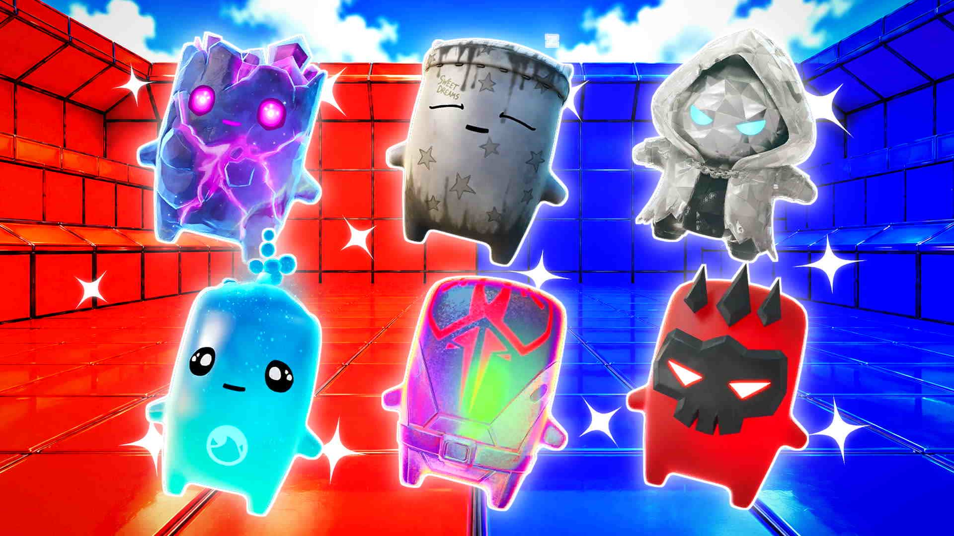 RED VS BLUE VICTORY SPIN π΄π΅ β Fortnite Creative map