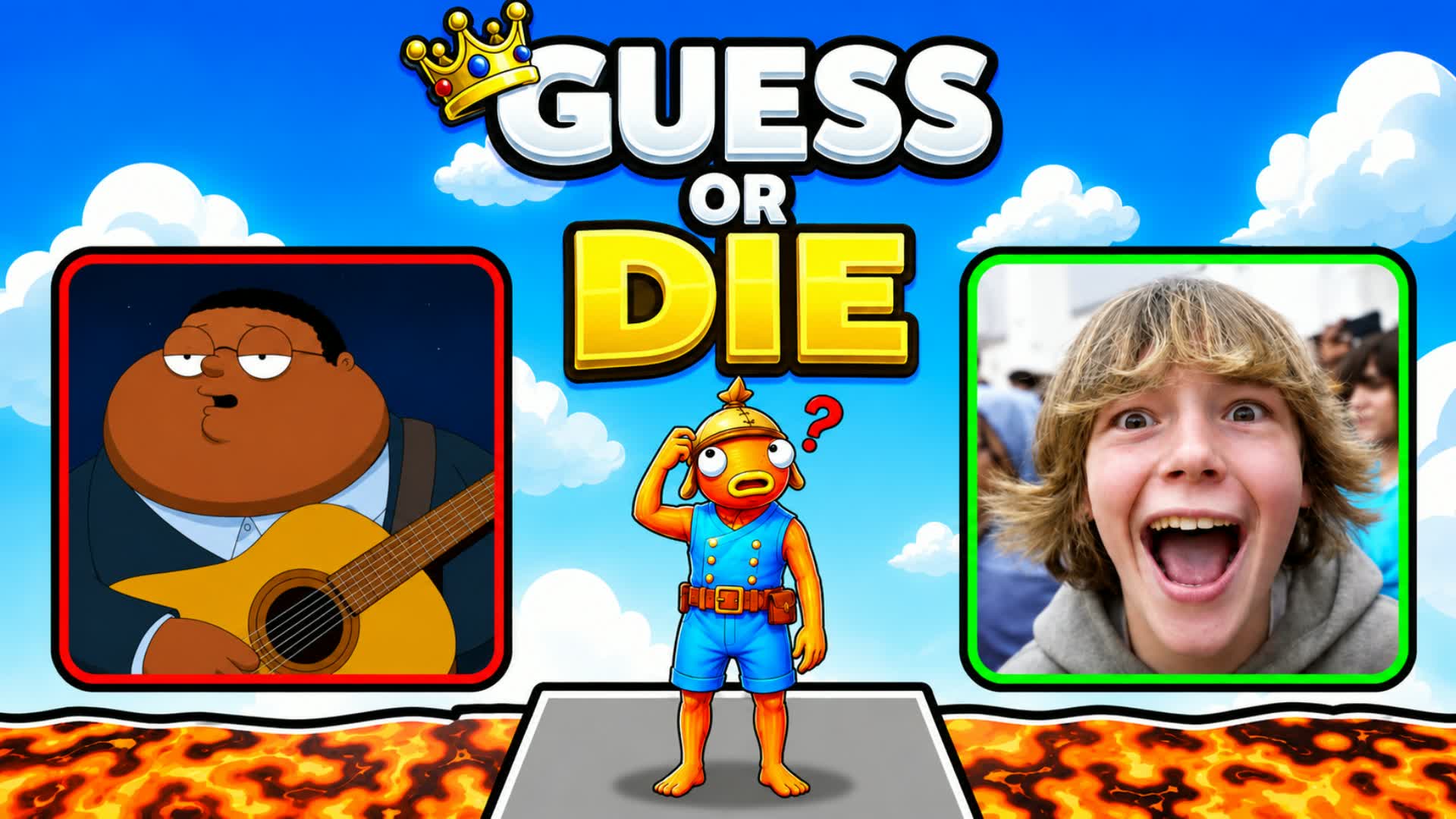 GUESS OR DIE β Fortnite Creative map
