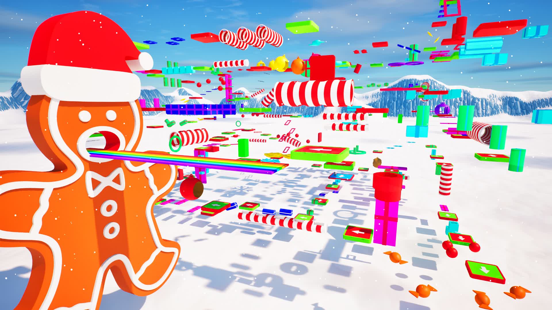 ⭐CHRISTMAS OBBY EASY — Fortnite Creative map
