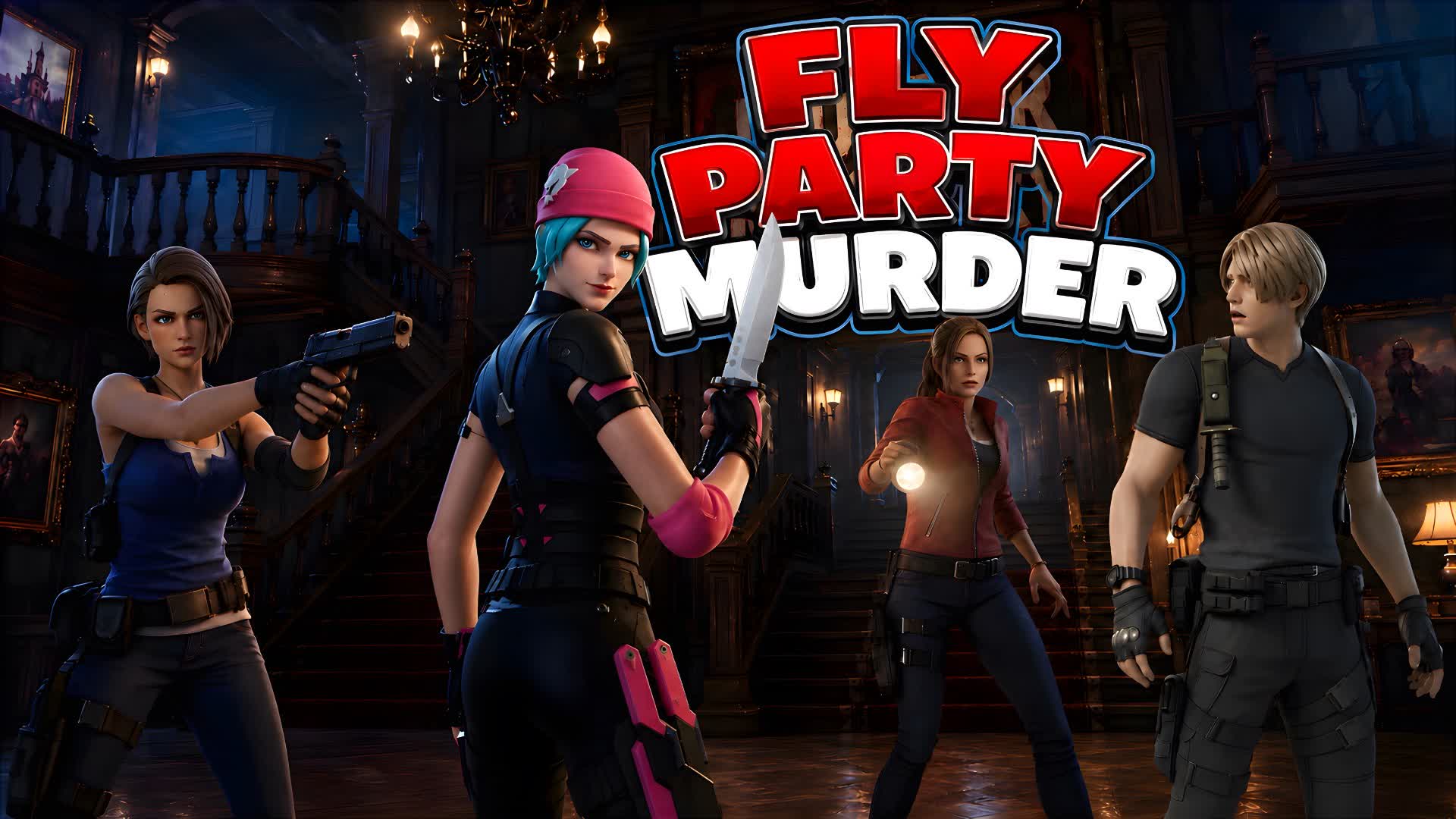 FLY PARTY MURDER — Fortnite Creative map