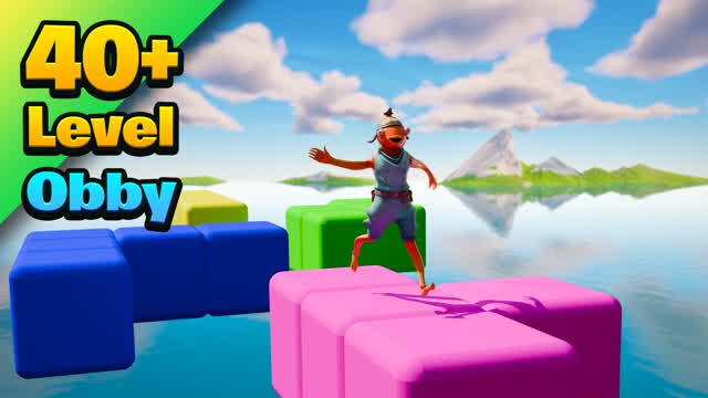 40+ Level Obby — Fortnite Creative map