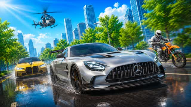 CITY DRIVING FFA 🏎️🧟UNC NUKE — Fortnite Creative map