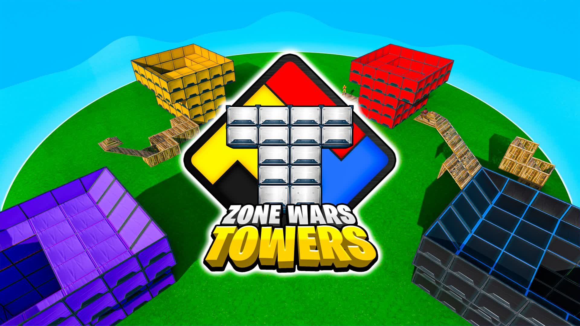 TOWERS ZONE WARS - سكرمز الابراج — Fortnite Creative map