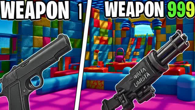 Gun Game : Fall Goys — Fortnite Creative map
