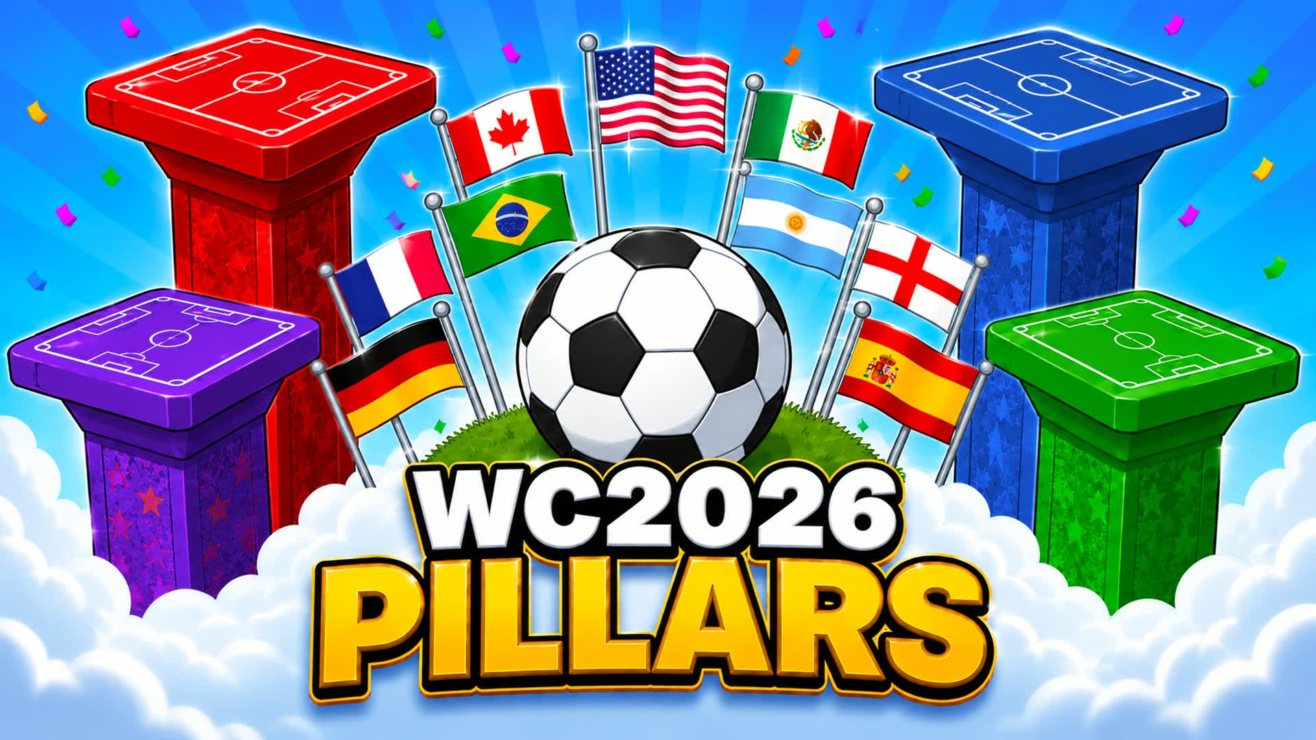 WORLD CUP PILLARS β Fortnite Creative map