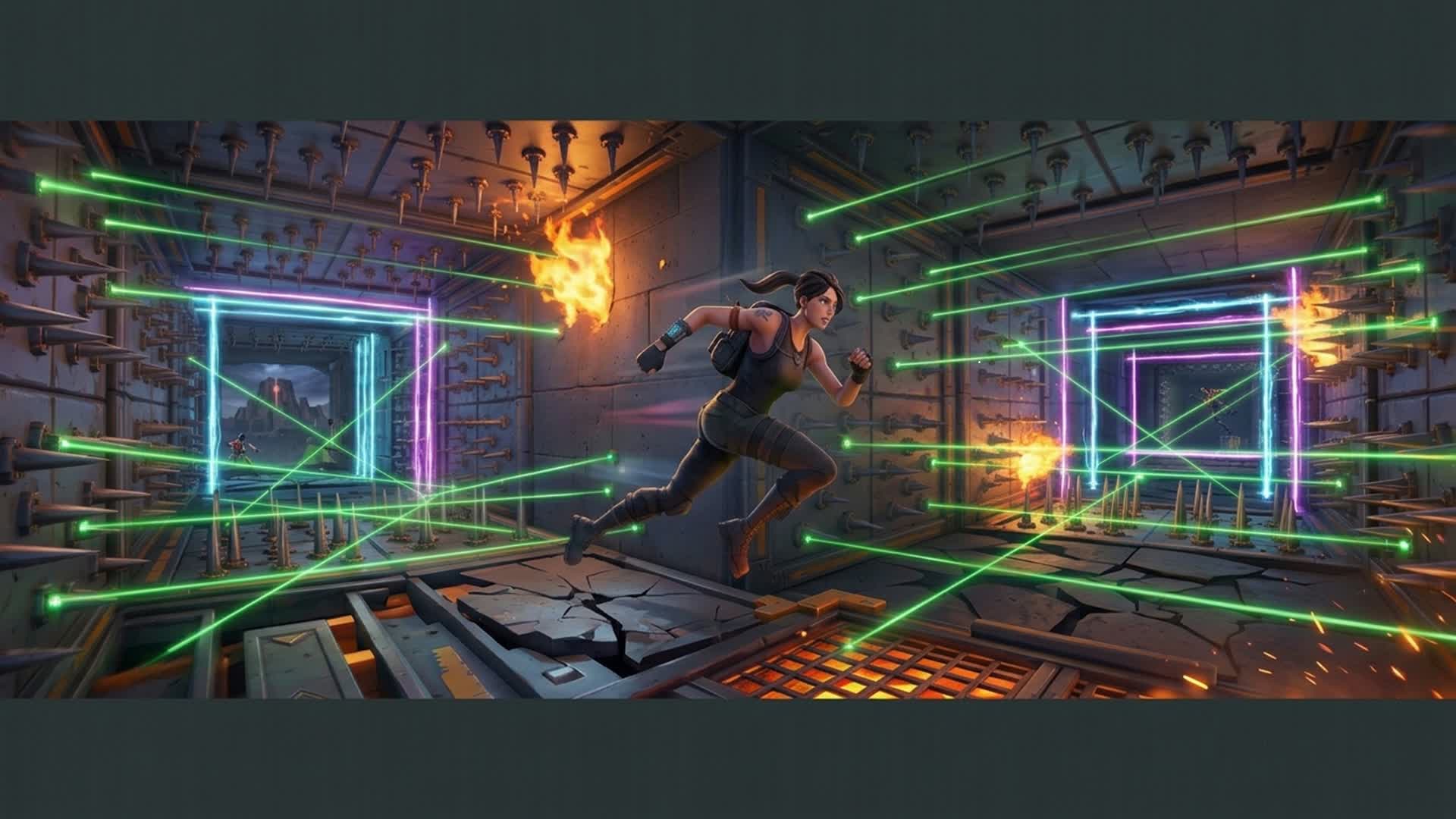 40 Level old deathrun HARD — Fortnite Creative map