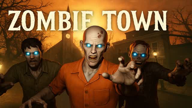 ZOMBIE TOWN โ Fortnite Creative map