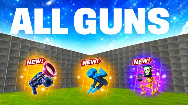 1V1 ALL GUNS & VEHICLES โ Fortnite Creative map