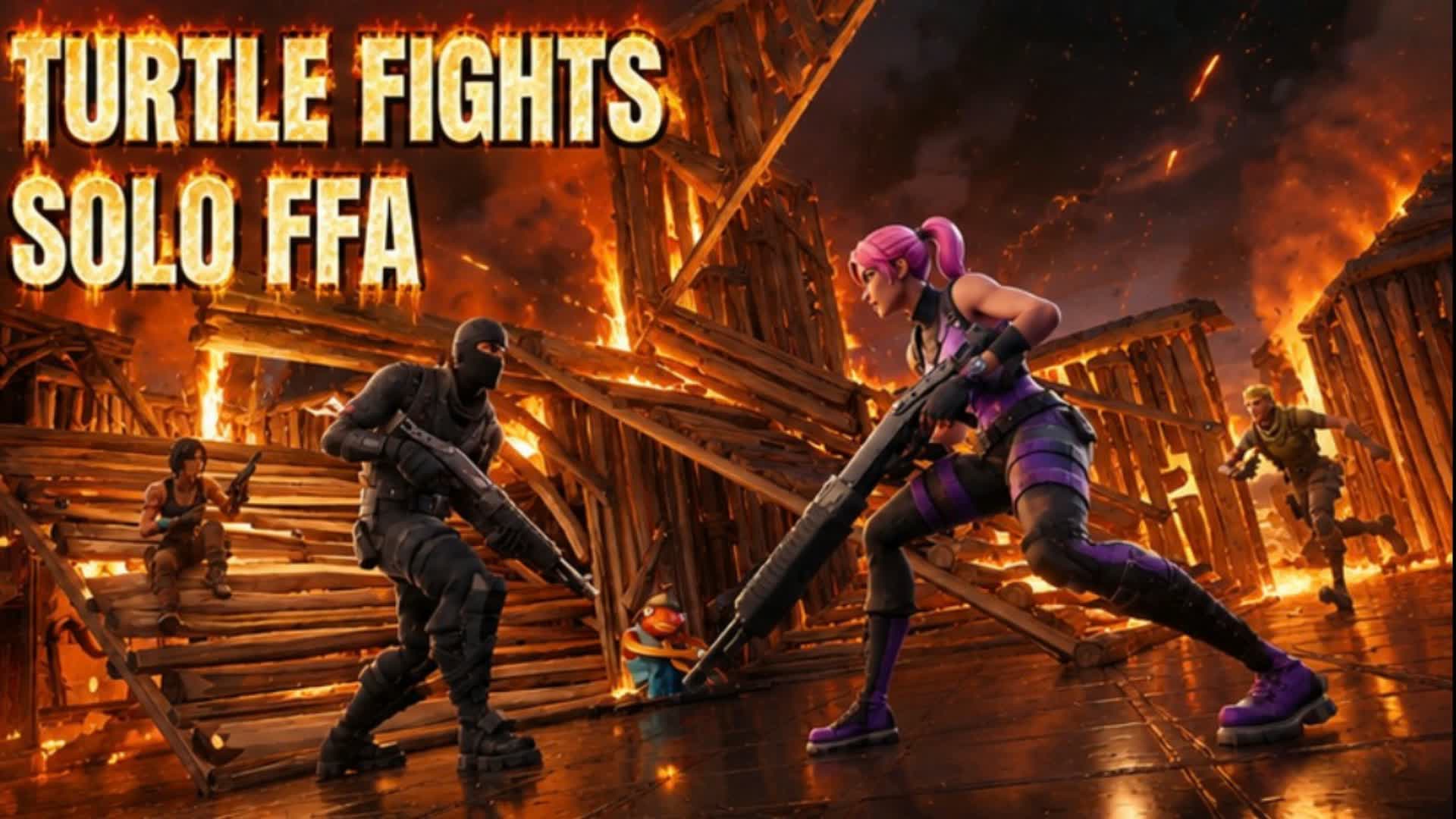 Vultures Turtle Fights FFA β Fortnite Creative map