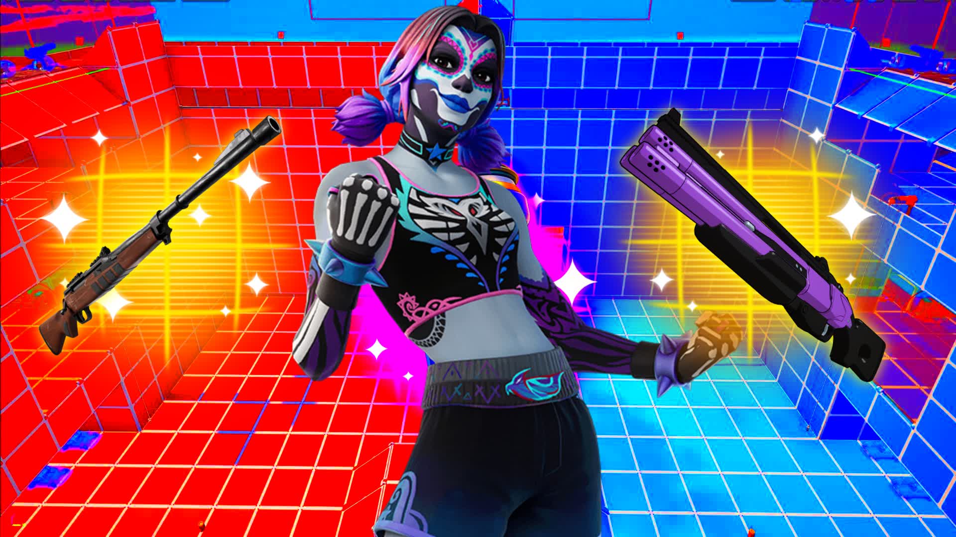 RED vs BLUE DOMINATION PROTOCOL — Fortnite Creative map