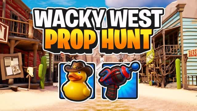 Wacky West Prop Hunt β Fortnite Creative map