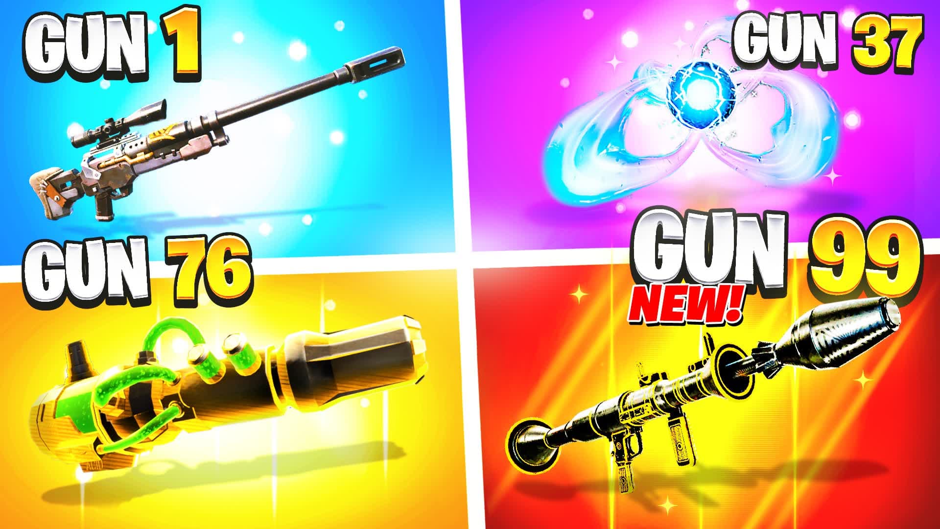 π CRAZY ONE SHOT π GUN GAME W β Fortnite Creative map