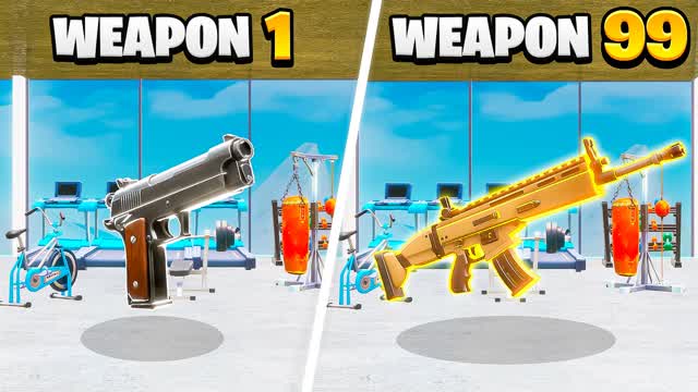 CARDIO DAY GUN GAME πͺ β Fortnite Creative map