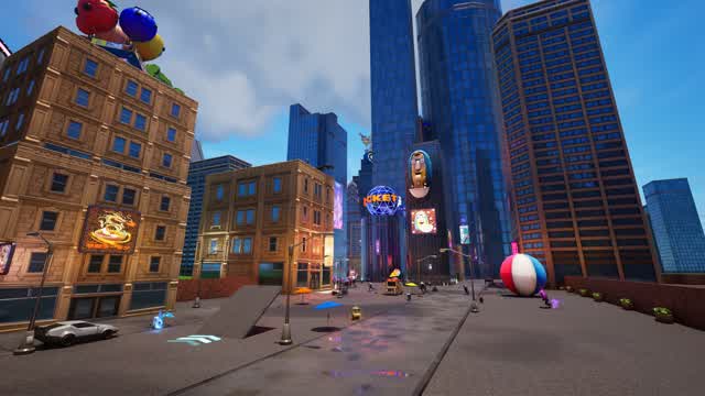 Zombies : City Caos — Fortnite Creative map
