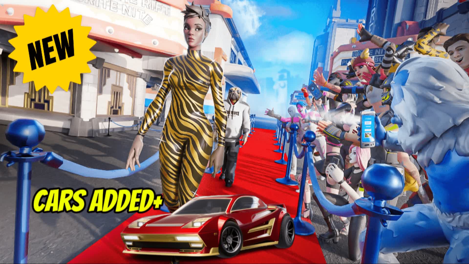 100 Fashion Show 🎭Minigames — Fortnite Creative map