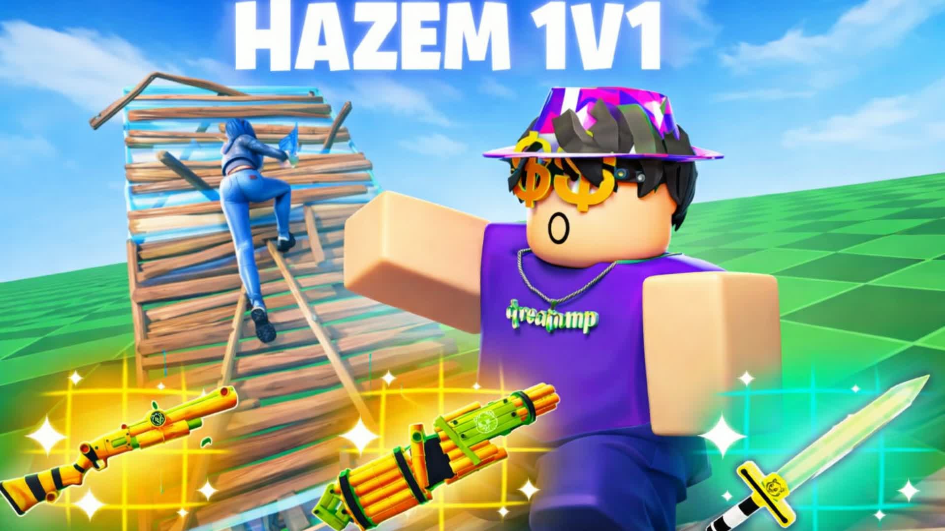 💸HAZEM 1V1 BUILD FIGHTS💸 — Fortnite Creative map