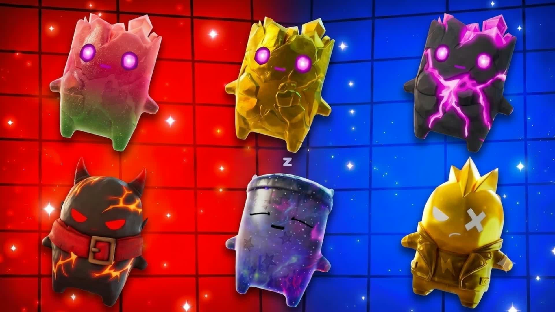 RED VS BLUE 24889513 — Fortnite Creative map
