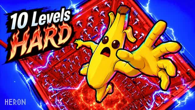 😈ONLY 10 LEVELS… BUT HARD😈 (8228) — Fortnite Creative map