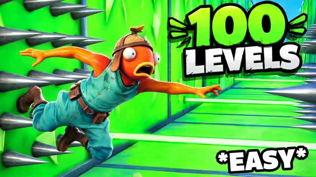 DEATHRUN 100 Levels — Fortnite Creative map