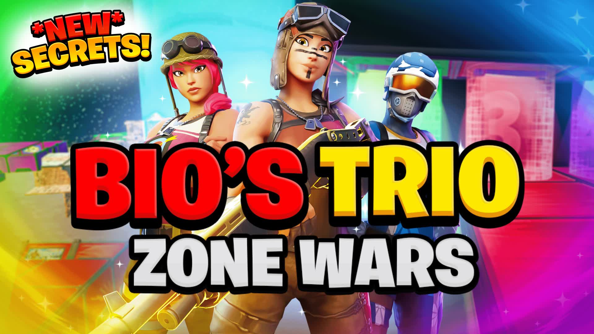 ❤️Bio's Trio - Zone Wars❤️ — Fortnite Creative map